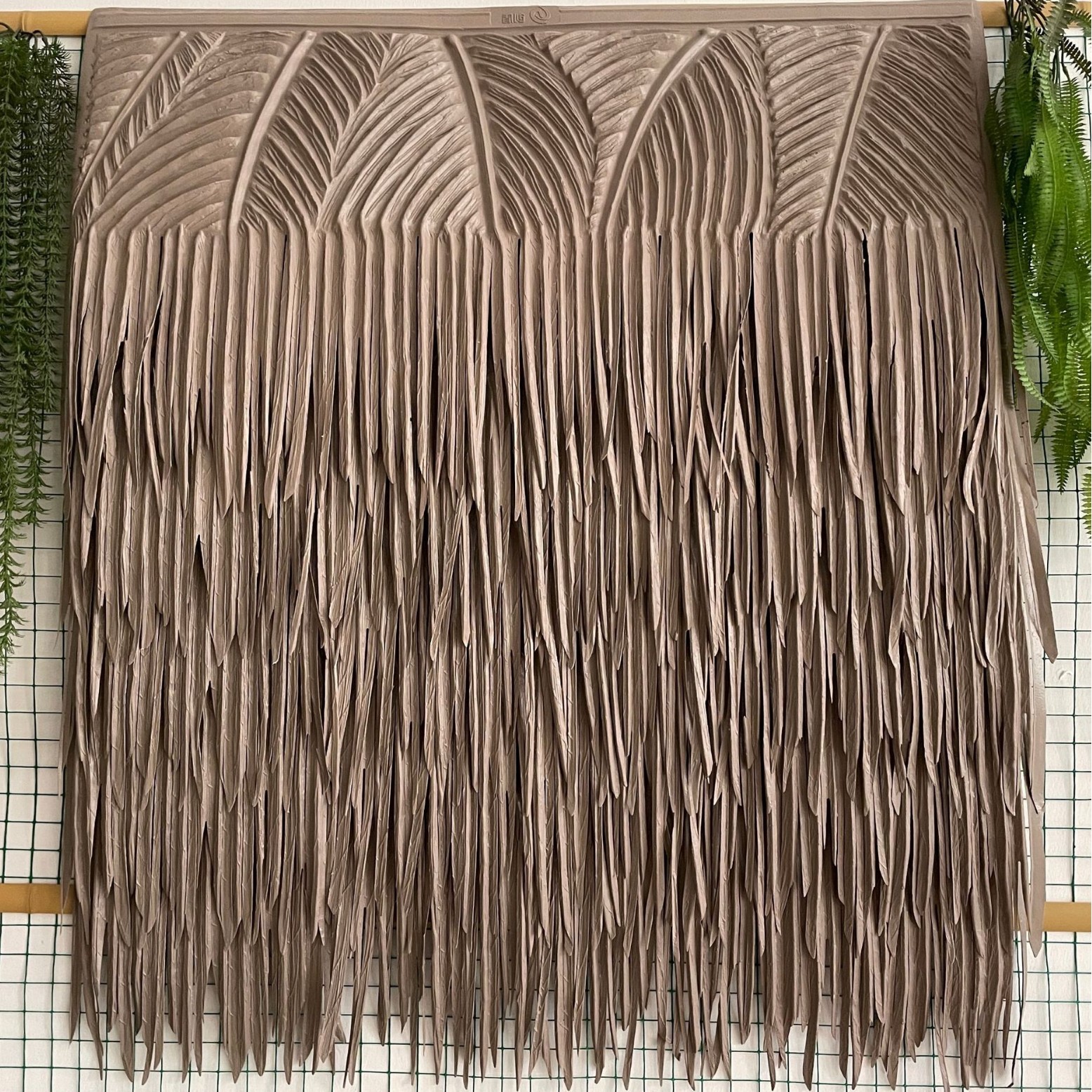 (Hojas de palma) Simulación de hojas de palma de paja, hojas de plátano, nuevos materiales de construcción retro, tejas de techo, impermeables, ignífugos y retardantes de llama