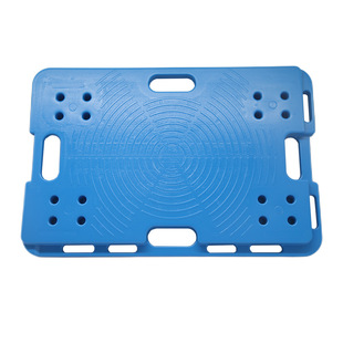 Jisi Manufacturer Wholesale Double-Layer Material Low Temperature Resistant Silent Flatbed Turtle Cart Handling Trolley Pallet Cart