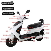 迅鹰外壳配件大环聚英电动车外壳雅迪豪战爱玛新日飞驰配件前围白