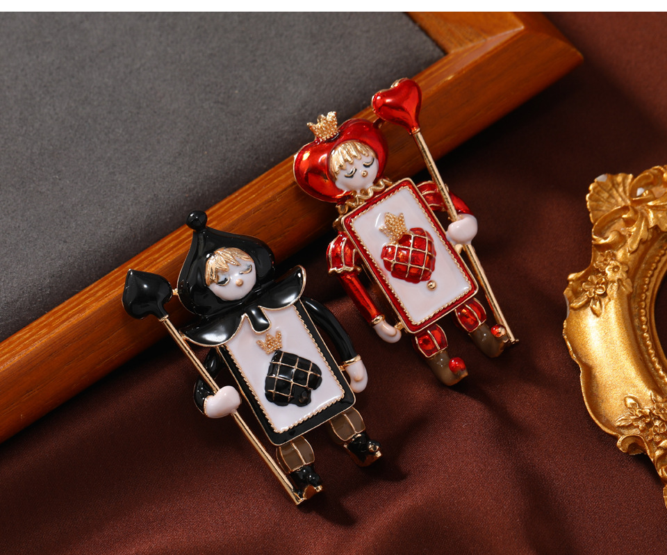 Cute Retro Cartoon Character Alloy Enamel Unisex Brooches display picture 1