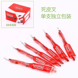 韩国美甲一次性死皮叉去死皮推美甲师去除倒刺指甲工具美甲工具