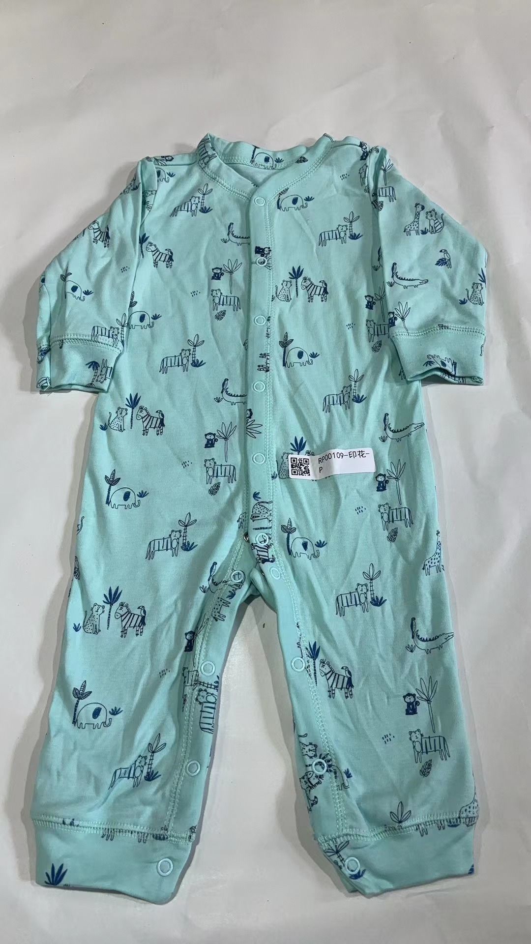 Comercio exterior orden original cuatro estaciones de larga escalada bebé mono transfronterizo puro algodón mameluco bebé mono