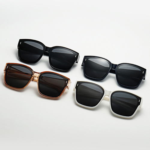 Summer new TR90 folding myopia frame folding set of portable polarized sunglasses large frame fashion sunglasses