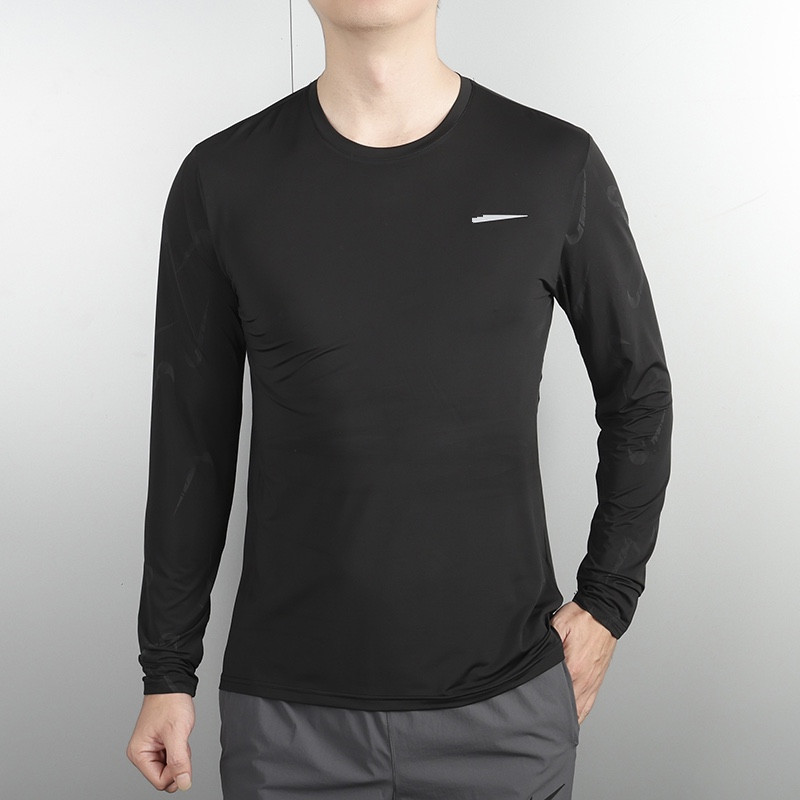Cross-border foreign trade bulk ready-to-ship quick-dry sports base shirt long-sleeve t-shirt for men, autumn outdoor running casual top Cross-border foreign trade bulk ready-to-ship quick-dry sports base shirt long-sleeve t-shirt for men, autumn outdoor running casual top