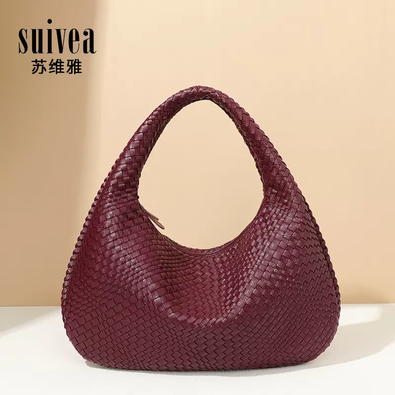 跨境外贸工厂批发复古编织腋下单肩包包女潮欧美时尚大容量手提包