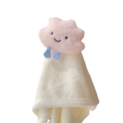 Water-absorbent quick-drying kitchen towels and bath towels, Bear Pineapple Square Scarf, Baby Hand Towels, Cloud Hanger, Coral Velvet