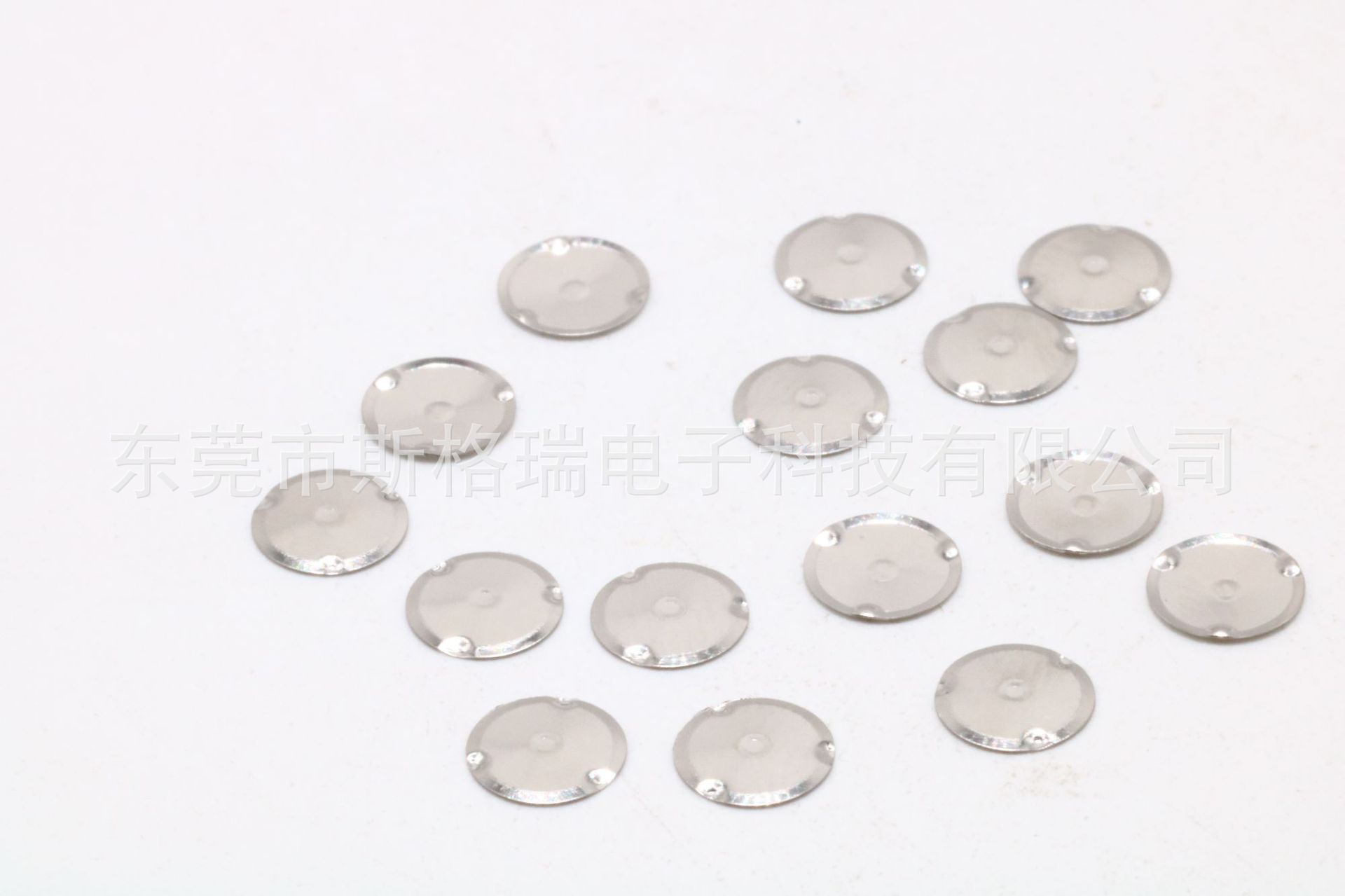 圆形五点锅仔片 轻触开关五金片 贴膜弹片接触按键