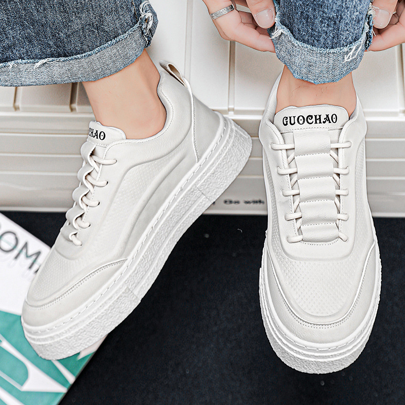 Zapatos de hombre negro puro otoño cocina trabajo especial zapatos de cuero impermeable para hombres zapatos de skate antideslizante