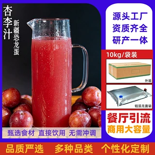 杏李汁新疆恐龙蛋原汁果汁加工厂果汁原料商用工业餐厅餐饮使用