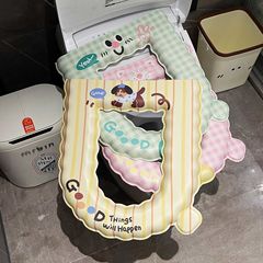 アニメかわいいトイレマット四季通用トイレカバー水洗いトイレマット冬保温トイレリング