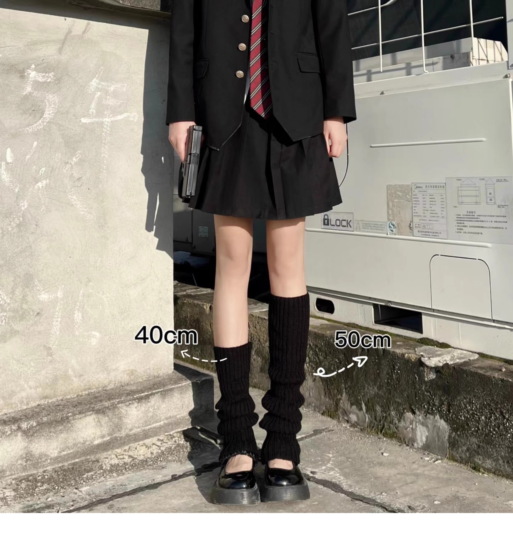 Calzini lavorati a maglia Calzini caldi a metà tubo Autunno/Inverno Calzini alti fino alle gambe Y2K Calzini Spice Preppy Pile per donna_voghion.com