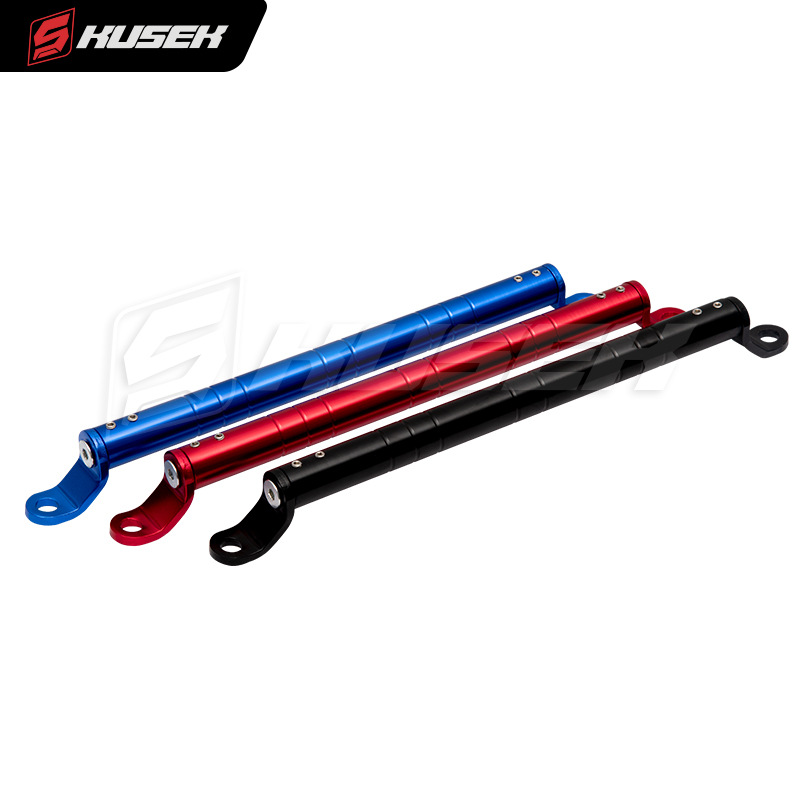 La cabeza de la motocicleta eléctrica de Coolseck refuerza el marco de expansión de aleación de aluminio barra de equilibrio base de espejo refuerza el soporte anti-oscillación