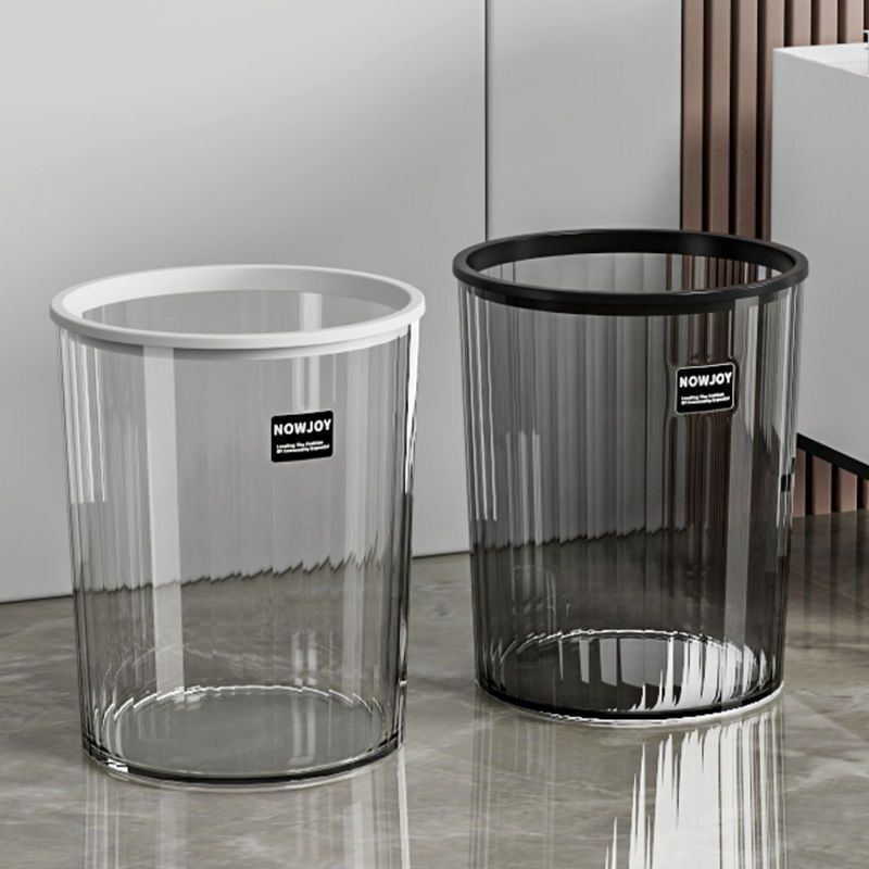 Light Luxury Living Room Trash Can for Home Bedroom Large Capacity Kitchen Bathroom Large Transparent Office Flower Bucket Paper Basket Light Luxury Living Room Trash Can for Home Bedroom Large Capacity Kitchen Bathroom Large Transparent Office Flower Bucket Paper Basket