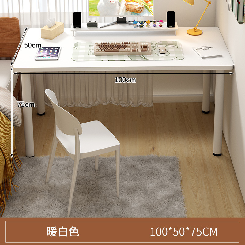 Escritorio de dormitorio para niñas, escritorio de maquillaje para estudiantes, escritorio de estudio simple y moderno