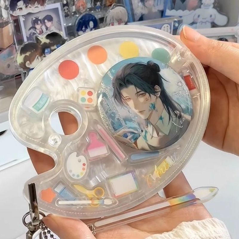 2025 新 Gumei カラーパレットバーレンガホルダーバッジ収納デスクトップ装飾装飾品ディスプレイスタンド Gumei 周辺機器|undefined