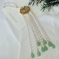 Cheongsam застежка-пуговица из бисероплетенных кисточек, висячие хлопчатобумажные одеяния, аксессуары Hanfu, национальные ветровые броши, цветные корсамы