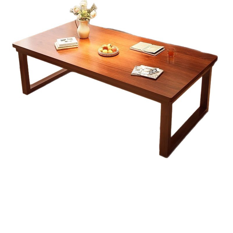 Mesa de té sala de estar combinación de piernas de madera sólida casa tabla de té de oficina tabla de té balcón simple mesa de té moderna