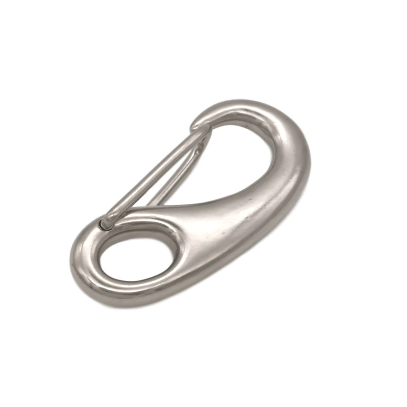 Пружинный крючок из нержавеющей стали Яйцевидный крючок лунный крючок для бровей яичная Пряжка брелок