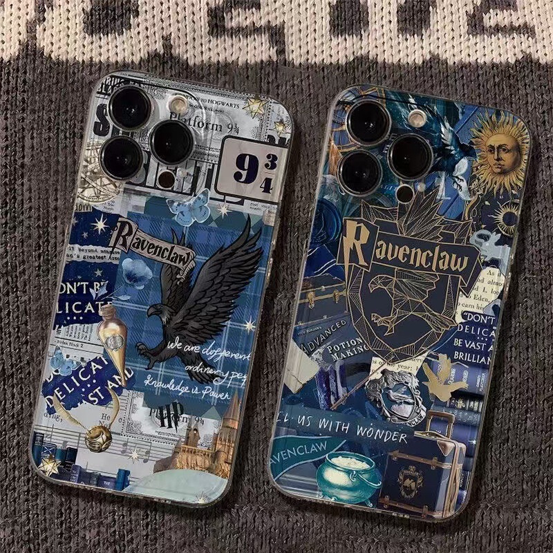 Ravenclaw Is Suitable for Apple 17 Mobile Phone Case Iphone16 Harry Potter 15Pro Classy 14 European and American 13Pro