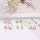 Zircon Ear Hook 14K Golden Earrings 925 Silver Needle Earrings Headband Hanging Handmade DIY Earrings Accessories A24B