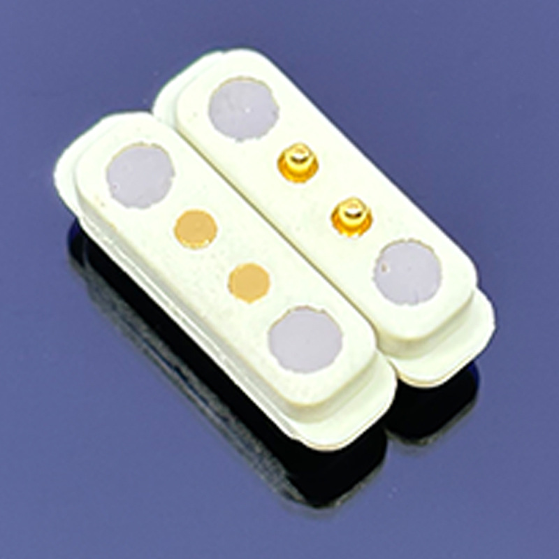 2-10pin磁吸连接器公母头 间距2.5mm折弯弹簧针磁吸附连接器厂家