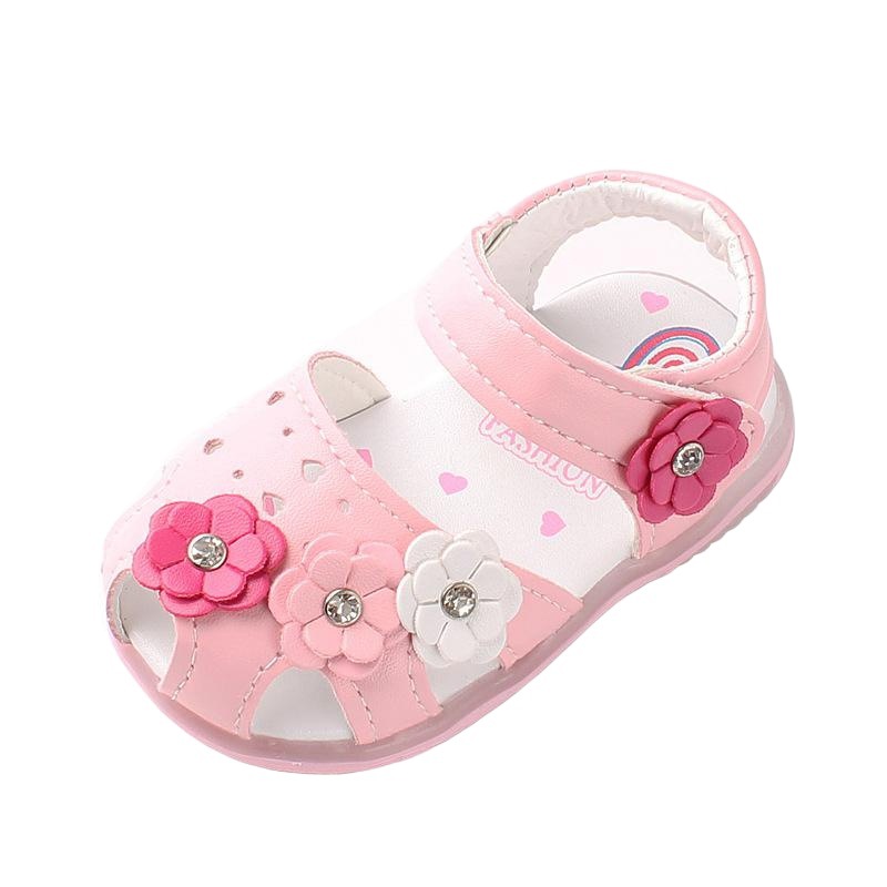 Taobao popular verano sandalias de los niños bebé niña niño Sandalias lindo con la luz fabricante de la entrega del lote 1695