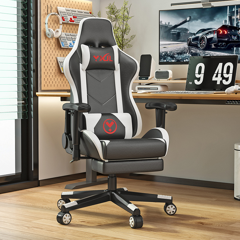 Silla de deportes electrónicos personalizada, silla de juego, silla de computadora, hogar, sedentario, silla cómoda, respaldo, silla de oficina, asiento de dormitorio elevador image 3