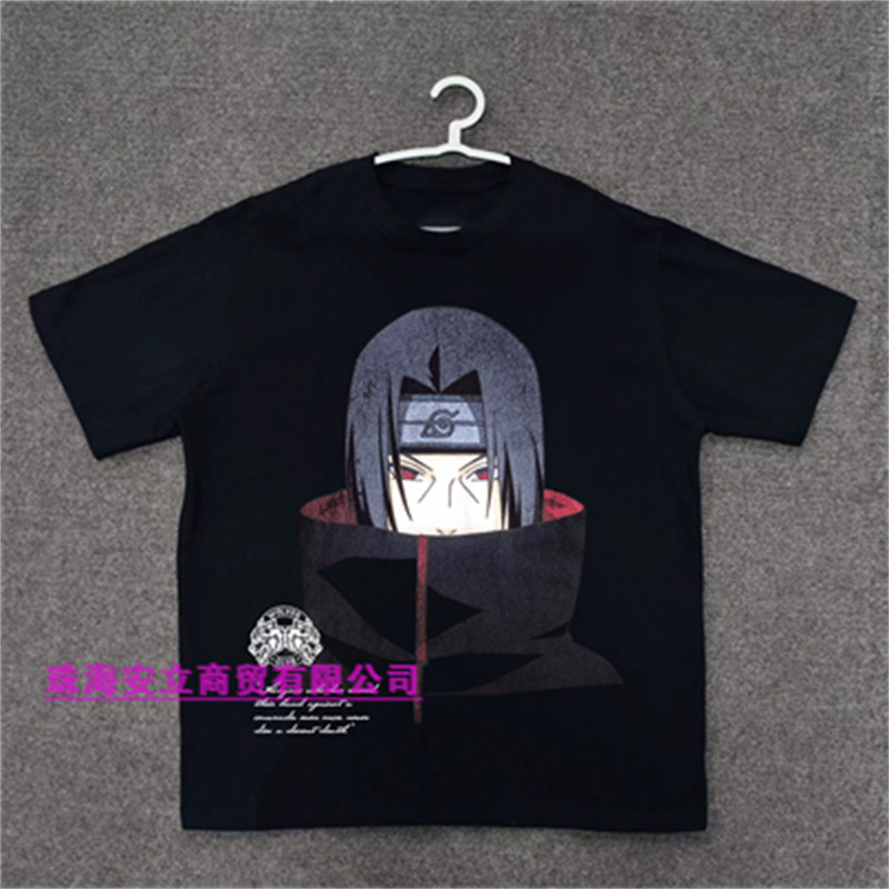 Darcsport Wolf Head Fashion Brand Sports Fitness Huo Shadow Linkage Short-sleeved T-shirt