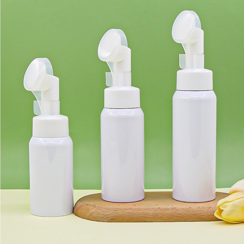 源头厂家供应 200ml/ 250ml/ 300ml 等圆形斜肩PET塑料泡沫瓶