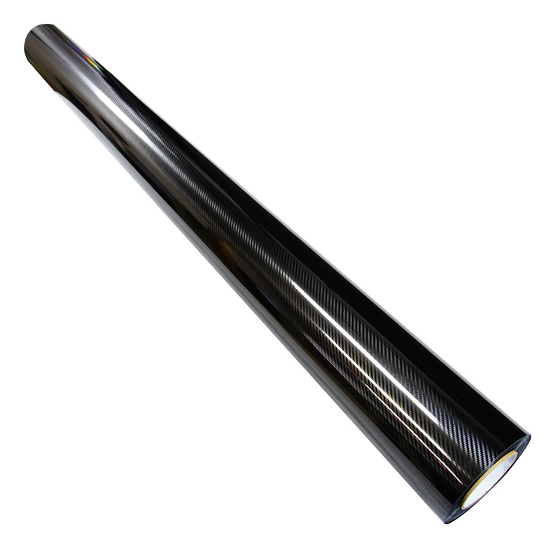Película de fibra de carbono 5D automóvil de fibra de carbono vinilo adhesivo cuerpo adhesivo película de decoración interior adhesivo directo fábrica