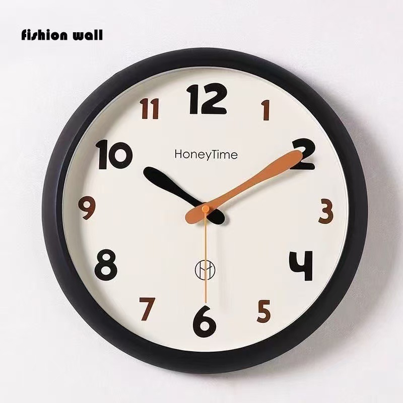 2025 New Modern Simple Fashion Wall Clock for Home Living Room and Bedroom Silent Wall Clock Without Punching Wall Clock