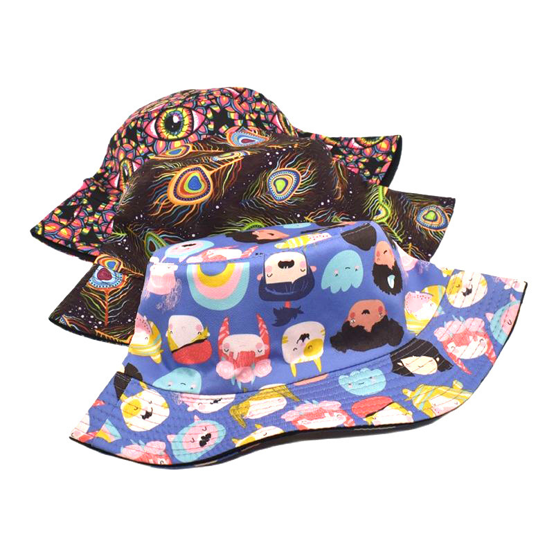 Women's Retro Cartoon Eye Bucket Hat display picture 3