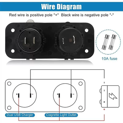 Cigarette Lighter Socket Charger, Mobil şarj cihazları