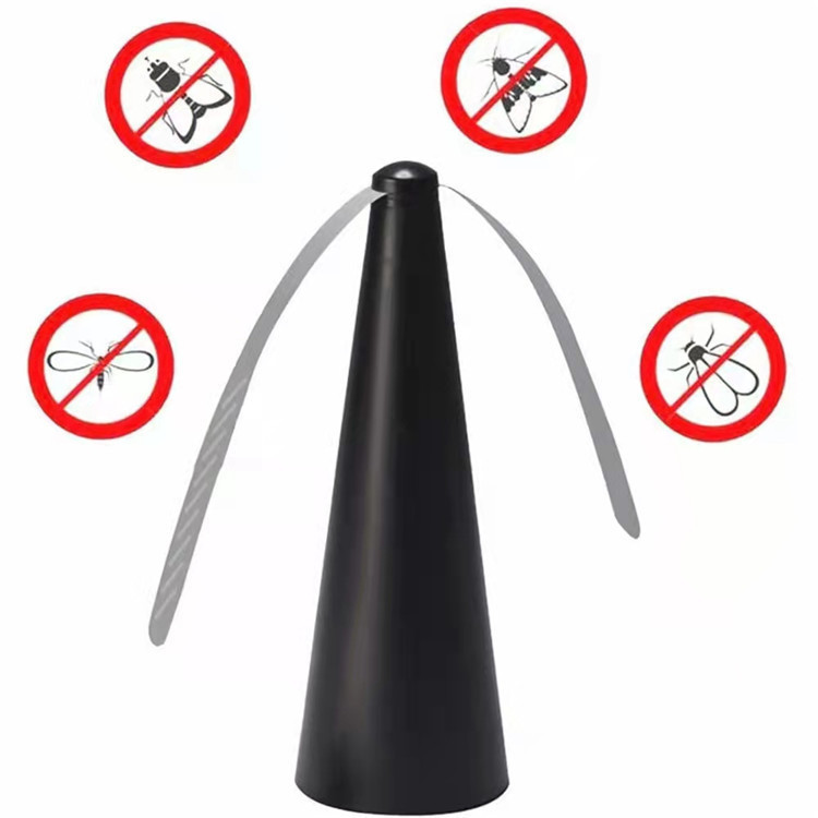 Direct selling outdoor multifunctional fan leaf fly repellent automatic fly catcher fly repellent mosquito repellent artifact fly repellent mosquito fan