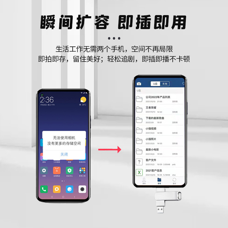 Typecの携帯電話のuディスク256gの高速の金属の越境のuディスクandroidのotgの双インターフェイスのコンピュータの両用の優盤の卸売り|undefined