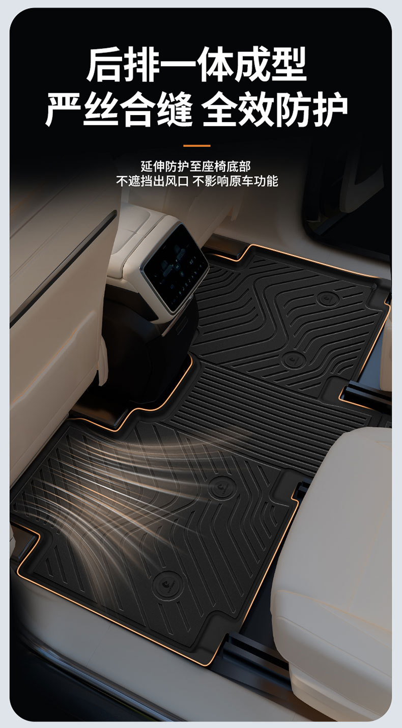 Suitable for Ledao L60 L80 L90 Special Vehicles, All-Weather Tpe Car Floor Mats, Trunk Mats, and Car Accessories