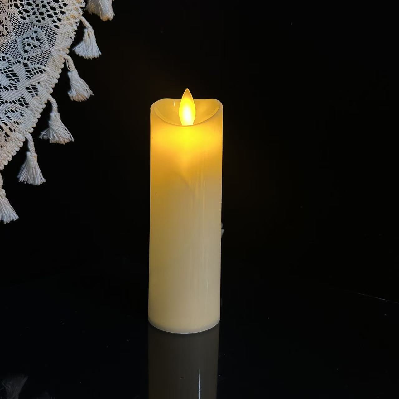 Ventas transfronterizas calientes vela electrónica simulación vela de cumpleaños romántica lámpara de vela escenario de boda guión matar lámpara de noche
