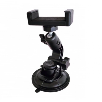 Car Phone Shooting Stand, Mobile Phone Car Navigation Holder, Suction Cup Car Selfie Live Streaming Video Recording Fixed Stand (Car phone holder) - 018-belt-clip-9cm-large-suction-cup-with-mobile-phone-clip-shooting-bracket