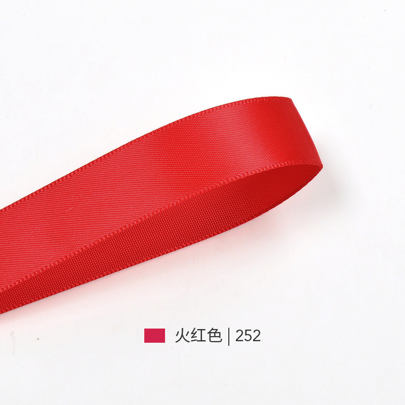Cinta roja de Yao Ming para pasteles de boda, cinta decorativa hecha a mano con flores, cinta de satén para envolver regalos