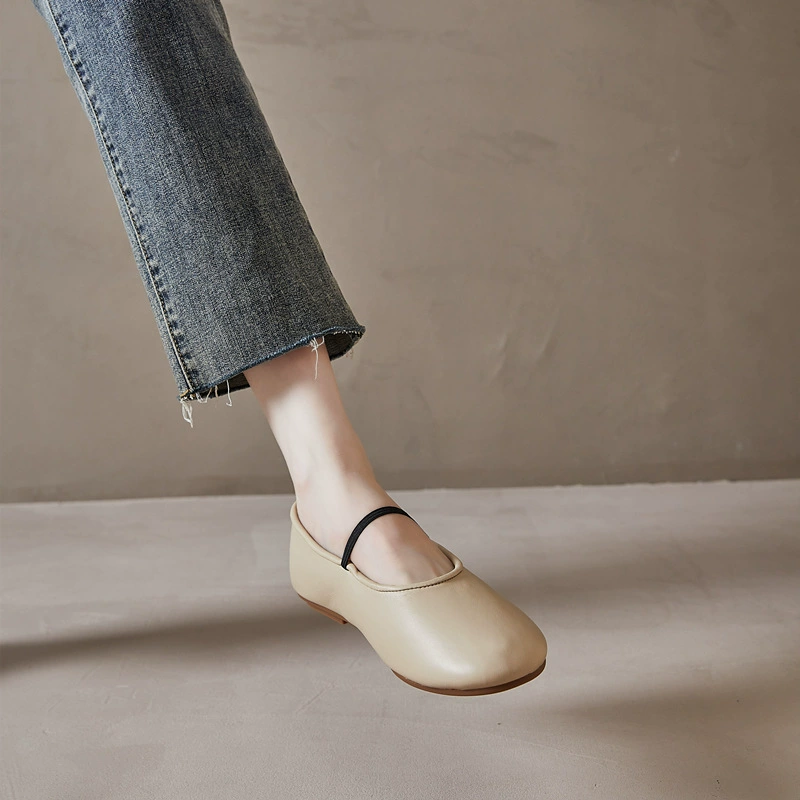 White ballet shoes, footwear, 2023 collection
