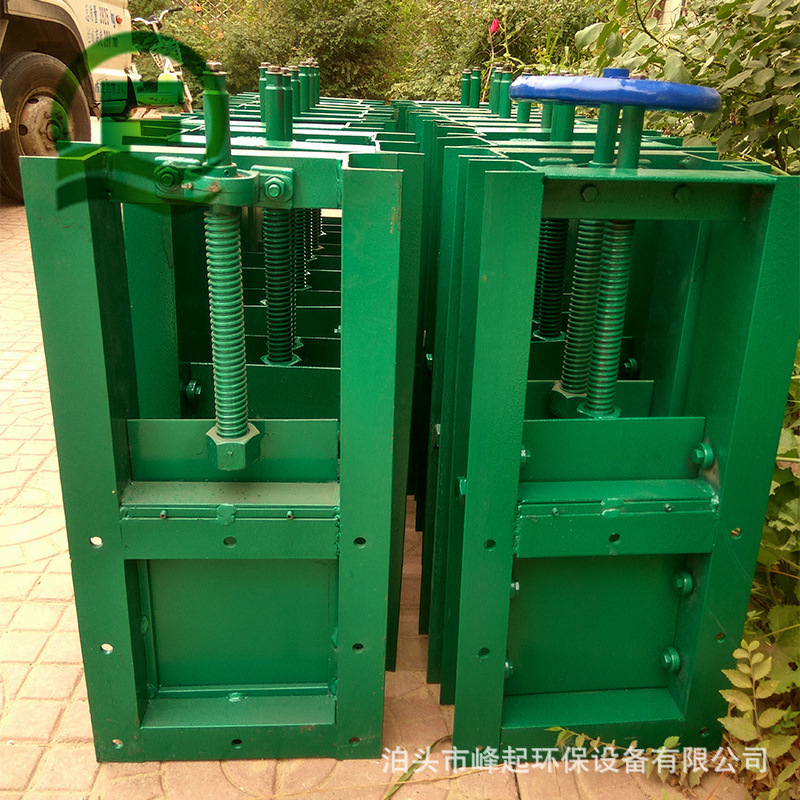 螺旋闸阀300型手动插板门除尘器闸板阀铝厂水泥厂平板闸门厂家