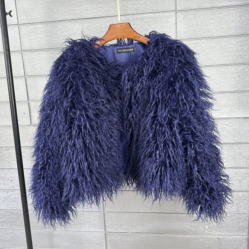 Раскрашенная шерстяная куртка, Aliexpress