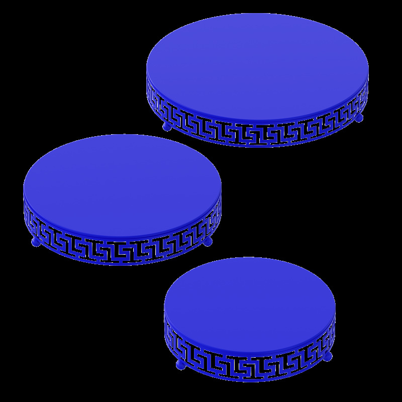 Accesorios de boda, mesa de postres, decoración, tienda de postres, soporte para pasteles de dim sum, soporte para pasteles hueco dorado creativo europeo, se puede establecer image 10