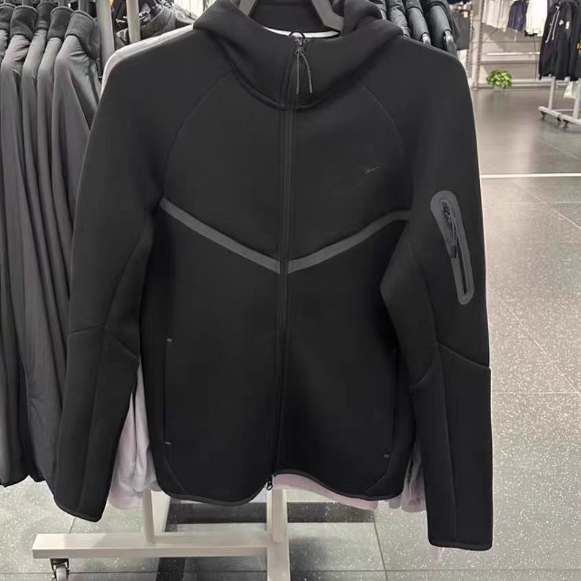 Comercio exterior primavera y otoño chaqueta primavera y otoño nuevos productos de aire capa de algodón jersey con capuz camisa con cremallera chaqueta deportiva casual