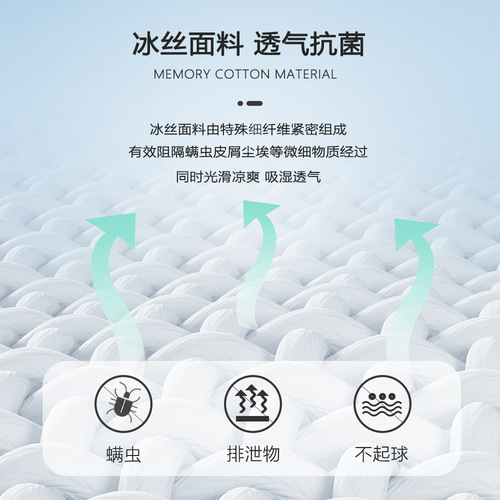 Memory pillow pillowcase, special pillow for fat people, heightened and thickened cervical pillow, no deformation, no collapse, pillow manufacturer wholesale