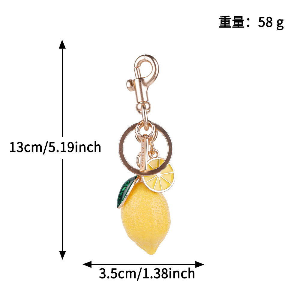 Transfronterizos directamente para bolsas de cereza colgantes de moda llaveras de automóviles llaveras de Amazon llaveras de metal accesorios de bolsas al por mayor