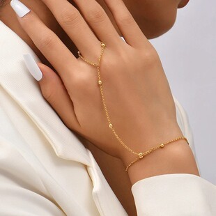 (Cross-border trading), creative fashionable golden round beads, universal jewelry, European style
