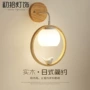 北欧卧室实木客厅壁灯