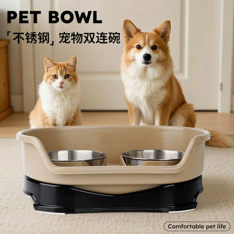 Новые домашние животные из нержавеющей стали съемные и стираемые миски для собак