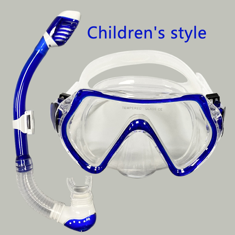 Fully Dry Diving Glasses, Snorkeling Mask, Snorkel Set, Cross-Border Amazon Snorkeling Kidsren's Diving Goggles